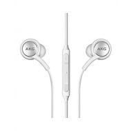 2019 Stereo Headphones for Samsung Galaxy S10 S10e S10 Plus - Designed by AKG - with Microphone (White)