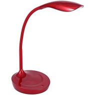 Bostitch Office VLED1502-RD Dimmable, Red Desk Lamp