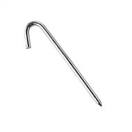 TentandTable Steel Hook Stakes for Tents, Tarps, Gardens, and Commercial Inflatable Bouncers (12-Inch Length, 1/2-Inch Diameter, 10-Pack)