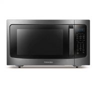 [아마존베스트]Toshiba ML-EC42P(BS) Microwave Oven with Healthy Air Fry, Smart Sensor, Easy-to-Clean Interior and ECO Mode, 1.5 Cu.ft, Black Stainless Steel