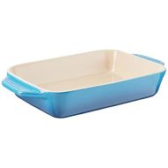 Le Creuset PG1047S-2659 Stoneware Rectangular Dish, 13.5 (Includes handle) by 8-Inch, Marseille