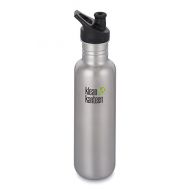 Klean Kanteen Classic Stainless Steel Singel Wall Non-Insulated Water Bottle with Sport Cap