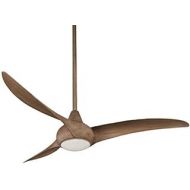 Minka-Aire F844-AMP, Light Wave 52 inch Ceiling Fan with Remote Control, Ash Maple Finish