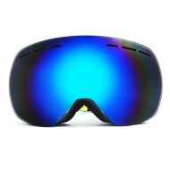 JJINPIXIU Ski Goggles, Anti-Fog Ski Goggles, Adult Ski Goggles, Winter Goggles, Outdoor Wind and Snow Goggles, Suitable for Snowboarding and Skating for Men, Women and Teenagers
