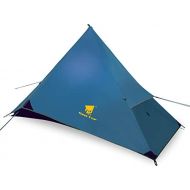 GEERTOP Lightweight Backpacking Tent for 1 Person Trekker Pole 1 Man Tent for Camping Hiking Outdoor Travel