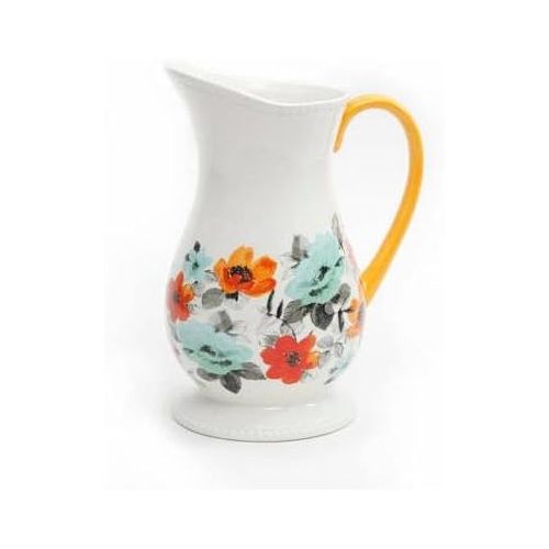  The Pioneer Woman Flea Market Decorated Floral 2-Quart Pitcher
