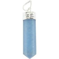 [아마존베스트]Reiki Crystal Products Natural Angelite Pencil Pendant for Reiki Healing and Vastu, Meditation, Protection, Energizer