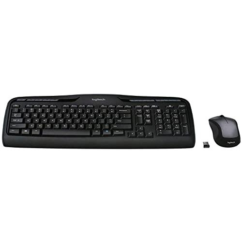 로지텍 Logitech MK335 Wireless Keyboard and Mouse Combo - Black/Silver