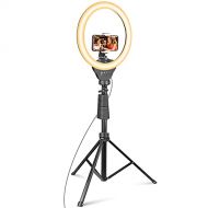 UBeesize 12’’ Ring Light with Tripod, Selfie Ring Light with 62’’ Tripod Stand, Light Ring for Video Recording＆Live Streaming(YouTube, Instagram, TIK Tok), Compatible with Phones,