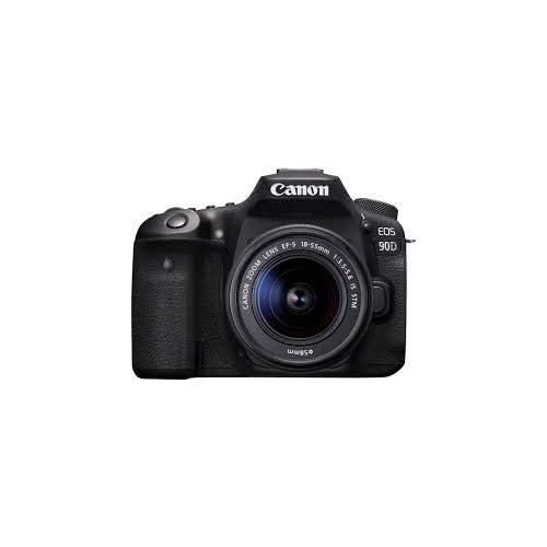  Canon Intl. Canon EOS 90D DSLR Camera with 18-55mm STM Lens Bundle + Premium Accessory Bundle Including 64GB Memory, Filters, Photo/Video Software Package, Shoulder Bag & More