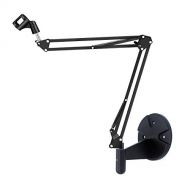 Acetaken Microphone Wall Mount, Suspension Mic Stand Clip for Blue Yeti Snowball,Radio Broadcasting, Voice-Over Sound, Stages,TV Stations,Youtube
