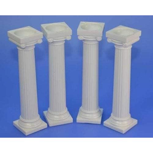  Wilton 303-3703 4-Pack Grecian Pillars for Cakes, 5-Inch