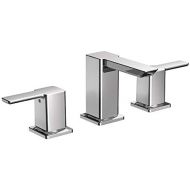 Moen TS6720 90 Degree Two-Handle 8 in. Widespread Bathroom Faucet Trim Kit, Valve Required, Chrome