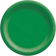 Amscan Big Party Pack Festive Green Paper Plates | 7| Pack of 50 | Party Supply -