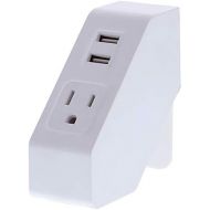 Bostitch Office Konnect Desktop Power with 2 USB & Outlet Phone Charger - Compatible with iPhone, Android, iPad, Tablets and More (KT-POWER-WHITE)