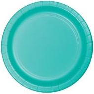 Creative Converting Touch of Color 240 Count Round Small/Dessert Paper Plates, Teal Lagoon