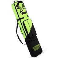 GCCBQM Ski Bag Equipment with Wheel Bag Veneer Double Board Ski Bag Mute Roller Large Capacity Waterproof Wear Men and Women Can Check The Ski Bag//90