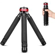 Koolehaoda Mini Tripod All Metal Tabletop Tripod Stand with 1/4 and 3/8 Screw Mount and Function Leg Design, Max Height 13 inch, Load up to 10kg/22lbs,for DSLR Camera,Monopods