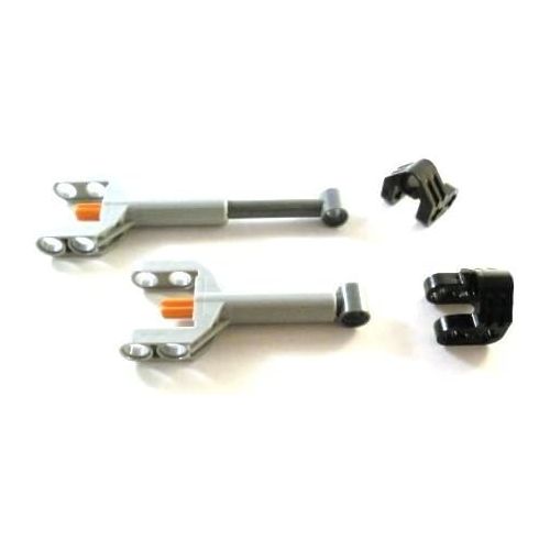  LEGO TECHNIC - 2 x Mechanical control cylinder (Linear Actuator) mini with brackets