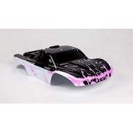 SummitLink Compatible Custom Body Muddy Pink Over White/Black Replacement for 1/10 Scale RC Car or Truck (Truck not Included) SS-WBP-01