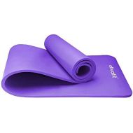 [아마존베스트]Ativafit Phthalate-Free Yoga Mat, Non-Slip and Joint-Friendly Sports Mat for Yoga /Pilates, Sports Fitness Mat, Gym Mat with Carry Strap, Pilates Mat, 183 x 61 x 1 cm, Training Mat