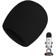 [아마존베스트]Aobetak Pop Protector Large Foam Microphone Cover Windshield for Blue Yeti / Yeti Pro Condenser Microphone Black