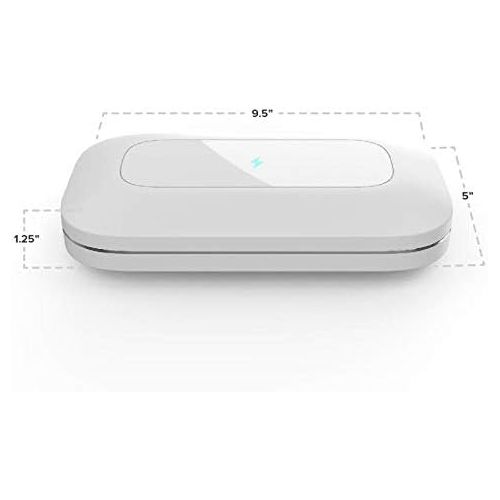  PhoneSoap Pro UV Smartphone Sanitizer & Universal Charger | Patented & Clinically Proven UV Light Disinfector | (White)