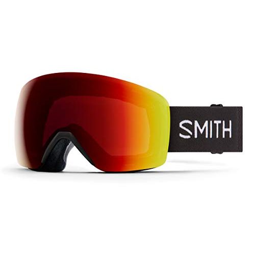 스미스 Smith Skyline Asia Fit Snow Goggles Black/ChromaPop Photochromic Red Mirror
