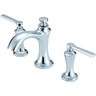 Danze D304128 Draper Widespread Bathroom Faucet with Metal Pop-Up Drain, Chrome