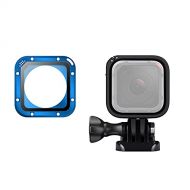 (2 PCS) ParaPace Lens Replacement Kit with Protective Housing Frame Shell Case for GoPro Hero 5 Session & 4 Session Action Camera Accessories Repair Parts (Blue Len)