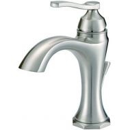 Danze D225028BN Draper Single Handle Bathroom Faucet with Metal Pop-Up Drain, Brushed Nickel