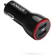 Car Charger, Anker 24W Dual USB Car Charger Adapter, PowerDrive 2 for iPhone XS/MAX/XR/X/8/7/6/Plus, iPad Pro/Air 2/Mini, Note 5/4, LG, Nexus, HTC, and More