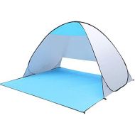 ZYL-YL Family Tent Camping Tent 2-3 Person Beach Tent Super Beach Umbrella Outdoor Sun Shelter Cabana Automatic Pop Up Outdoor Tent