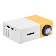 Upgraded Mini Projector, Asixx LED Portable Projector Full HD Mini Video Projector Support 1080P HDMI, AV, USB for Home Cinema, TVs, Laptops, Games, iPhone Android Smartphones(Whit