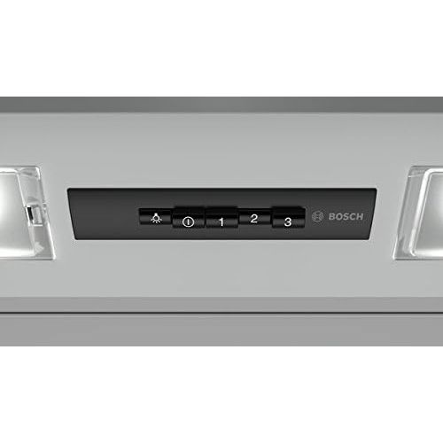 [아마존베스트]Bosch Hausgerate Bosch DEM63AC00 Series 2 Wall Mount / D / 60 cm / Silver / Optional Recirculation or Exhaust Operation / Push Button Switch & DWZ0IM0A0 Accessories for Cooker Hoods / Standard Odou