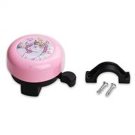 MINI-FACTORY Bike Bell for Kid Girls, Cute Pink Girly Unicorn Childrens Bike Accessory Safe Cycling Ring Horn for Bicycle Handlebar