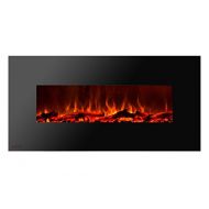 Ignis Royal 50 inch Wall Mount Electric Fireplace with Logs c SA us Certified (Could be recessed with no Heat)
