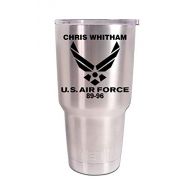 Personalized YETI 30 oz. Tumbler US Air Force CUSTOM Laser Engraved - Includes MagSlide Lid