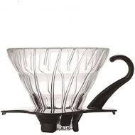 [아마존베스트]Hario V60 Glass Coffee Dripper, Size 01, Black