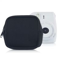 kwmobile Neoprene Pouch Compatible with - Fujifilm Instax Mini 9 - Protective Camera Pouch Case - Black