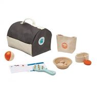 PlanToys Pet Care Pretend Play Set (3491) | Sustainably Made from Rubberwood and Non-Toxic Paints and Dyes: Toys & Games