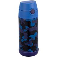 [아마존베스트]Snug Flask for Kids - Vacuum Insulated Water Bottle with Straw (Camo)