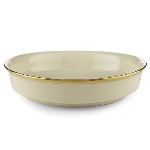 레녹스 Lenox Eternal Gold Banded Ivory China 8-Inch Pasta/Soup