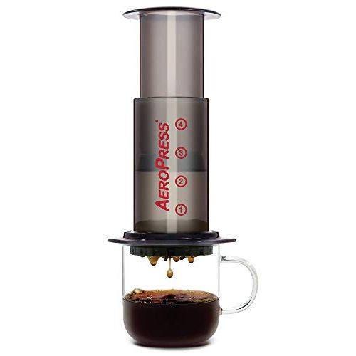  Aeropress Coffee and Espresso Maker - Makes 1-3 Cups of Delicious Coffee Without Bitterness per Press