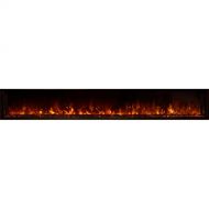 Modern Flames LFV2-100/15-SH Landscape Fullview Built in Electric Fireplace (Clean Face), 100 x 15