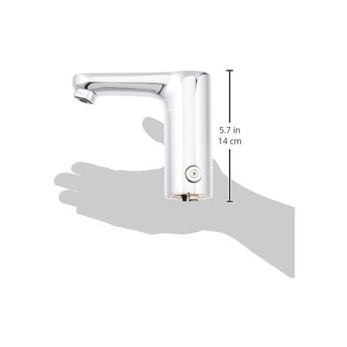  GROHE 36329000 Eurosmart E Single Hole Touchless Bathroom Faucet With Concealed Temperature Control, Starlight Chrome