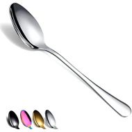 [아마존베스트]Dinner Spoon of 6, Berglander 7.5 Stainless Steel Shiny Polish Soup Spoons Silverware, Soup Spoon Table Spoon Set Sturdy Easy To Clean, Dishwasher Safe