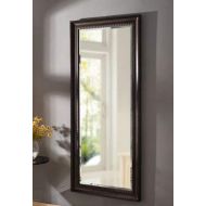 Full Length Mirror Standing - Bronze Plastic with Hooks - for Your Elegant Viewing Angle