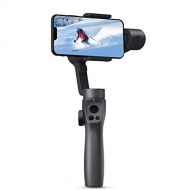 LJJ 3-Axis Gimbal Stabilizer for Smartphone, w/Inception Sport Mode Object Face Tracking Motion Time-Lapse Quick Balance Handheld Gimbal