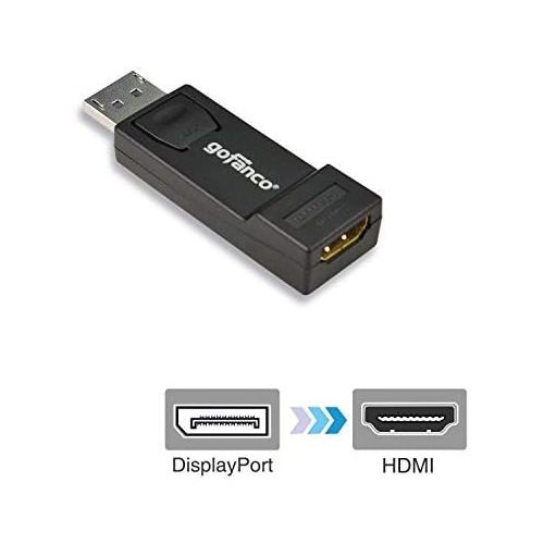  Gofanco gofanco Active DisplayPort to HDMI Adapter 4K 60Hz DP to HDMI Male to Female Converter Supports up to Ultra HD 4K @ 60Hz, Eyefinity Compatible, Multiple Screens Supported for Gamin